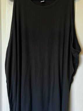 Old Navy Charcoal Ribbed Stretch Tank 4X